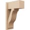 Ekena Millwork 7 1/2-in W x 14-in D x 22-in H Funston Block Rough Cedar Woodgrain TimberThane Outlooker, Primed Tan OUTUR075X14X22FST44RCPR - alternate 1